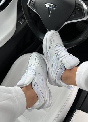 Кроссовки m2k tekno triple white женские2 фото