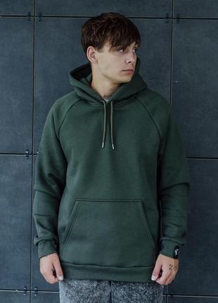 Толстовка staff khaki basic fleece oversize