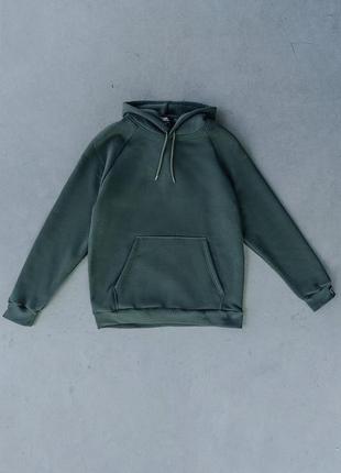 Толстовка staff khaki basic fleece oversize2 фото