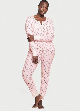 Ідея подарунка термо піжама високий зріст s l victoria's secret виктория сикрет вікторія сікрет оригінал
