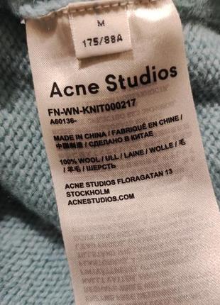 Acne studios пуловер шерсть7 фото