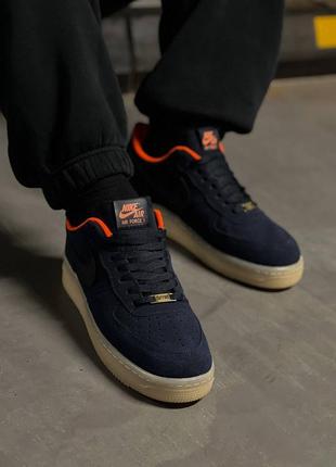 Чоловічі кросівки nike air force blue orange