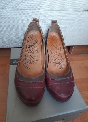 Туфлі жіночі jana німеччина 38 р.2 фото