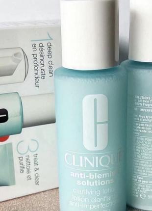 🤍тоник для достижения совершенной кожи, clinique anti-blemish solutions