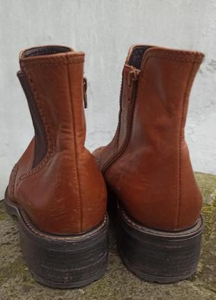 Утепленные кожаные ботинки челси gabor8 фото