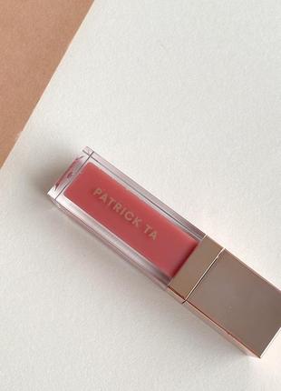 Розкішний плампер для губ блиск patrick ta major volume plumping lip gloss in 2 ccs