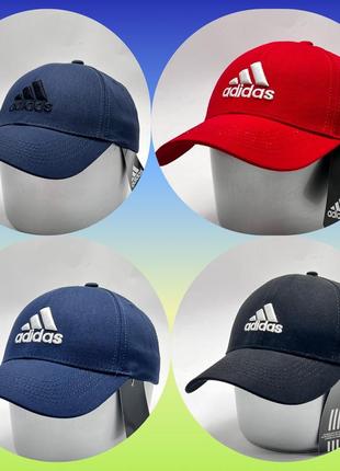 Бейсболка унисекс красная, кепка коттон 100% украина, кепка в стиле adidas адедас черная коттон8 фото