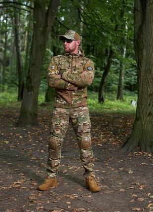 Флісова кофта tactical army multicam, фліска мультикам тактична армійська військова зсу, флиска 4