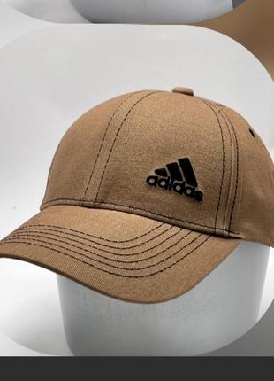 Бейсболка унісекс бежева беж кепка коттон 100% україна, кепка в стилі adidas адідас чорна коттон