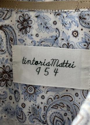 Tintoria mattei made in italy сорочка оригінал нова преміум дорога італія стильна вишукана бізнес гарна цікава7 фото
