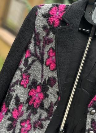 Madeleine нижняя дизайнерский уникальный пиджак блейзер шерстяной этно4 фото
