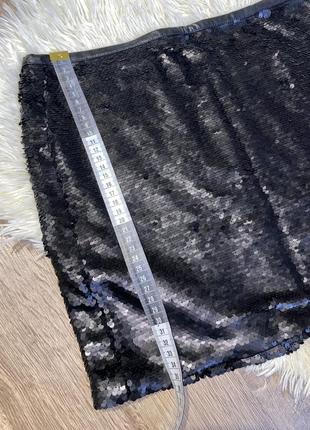 Мини юбка с блестками пайетками5 фото