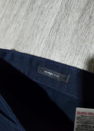 Мужские темно-синие джинсы skinny / next / штаны / брюки / мужская одежда /2 фото