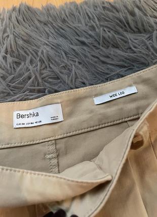 Bershka стильные брюки палаццо wide leg2 фото