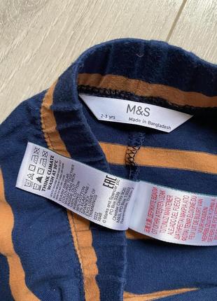 🏷️marks &amp; spencer 2,3 года домашняя одежда домашние штаны трикотажные пижама2 фото