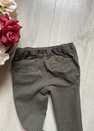 🏷️by very хаки брюки штаны коттоновые для мальчика детская одежда4 фото