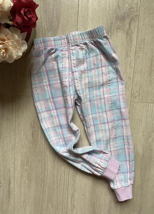 🏷️matalan 5 років домашній одяг домашні штани піжамні піжама фланелеві теплі1 фото