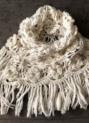 Косинка велика, шалик. вовна 🐑