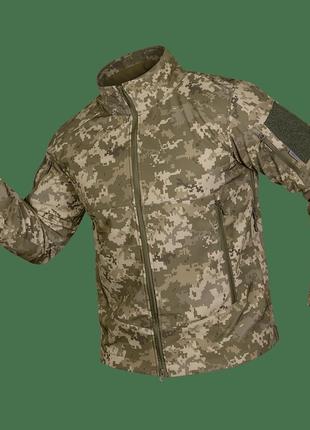 Куртка тактична камуфляжна camo-teс softshell phantom system мм14 піксель2 фото