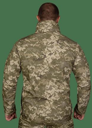 Куртка тактична камуфляжна camo-teс softshell phantom system мм14 піксель3 фото