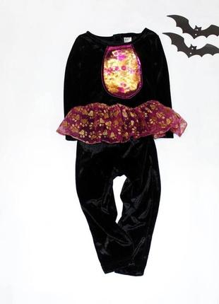 Карнавальный костюм, человечек, комбвнезон кошечка с хвостом george 12-18 мес.1 фото