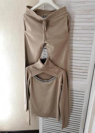 Костюм brunello cucinelli бежевий спортивний