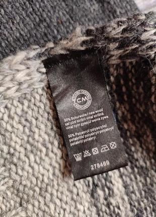 Шарф шерстяной