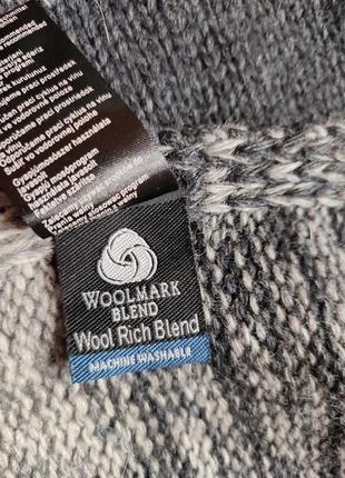 Шарф шерстяной