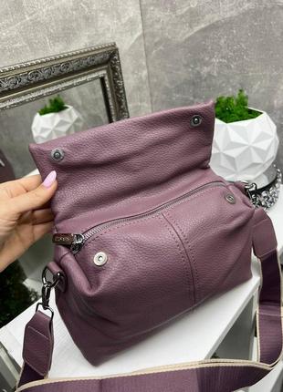 Мягкая и удобная женская сумка - клатч на клапане5 фото