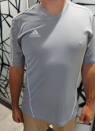Футболка adidas climalite сіра розмір м6 фото