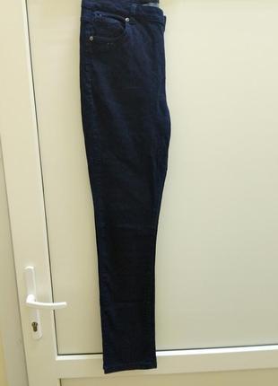 Классные темно-синие джинсы-сигареты, большой размер, свои2 фото