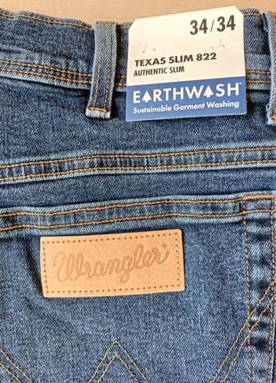 Джинсы wrangler texas slim 822. новые оригинал5 фото