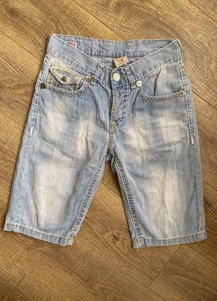 Джинсовые шорты true religion