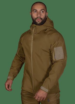 Куртка тактична мембранна stalker softshell койот