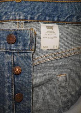 Джинси чоловічі levis 501 (columbia) original w367 фото