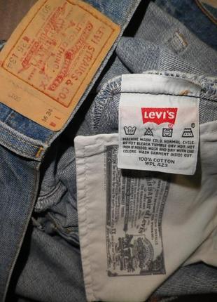 Джинси чоловічі levis 501 (columbia) original w368 фото