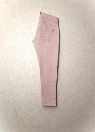 Terranova стильные котоновые джинсы розовые rosa зауженные женские оригинал8 фото