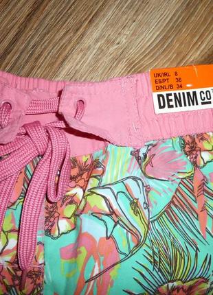 Denim& co новые пляжные шорты , р 8 (xs-s)2 фото