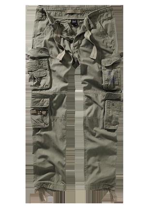 Брюки brandit pure slim fit olive