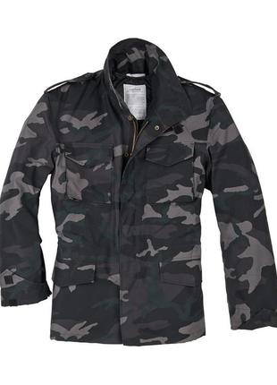 Куртка surplus us fieldjacket m65 blackcamo