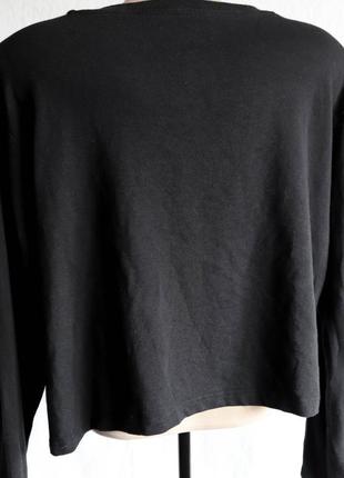 Черный женский свитшот короткий аниме сейлор мун принт двухнитка худи кофта женская размер 50 xl3 фото