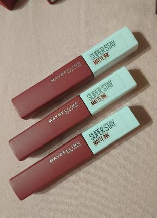 Професійна матова помада maybelline super stay matte 45