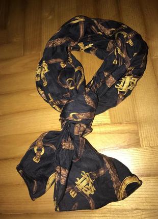Ralph lauren шикарный шелковый шарф !2 фото