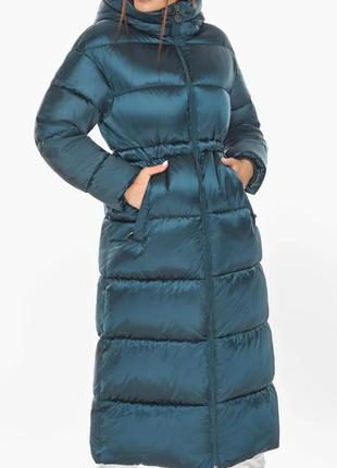 Женская длинная зимняя куртка пуховик воздуховик braggart angel's fluff аir3 matrix -30градусов, германия5 фото