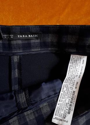 Стильные короткие шорты-юбка демисезонная  zara basic (размер 36)3 фото