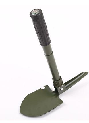 Зеленая лопата 5в1 с чехлом - незаменимый туристический инструмент со множеством ammunation2 фото