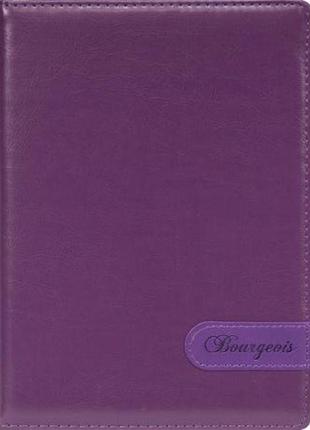 Ежедневник недатированный а5 кож. зам., тв. обкл. 160л. 9417 англ линия1 фото