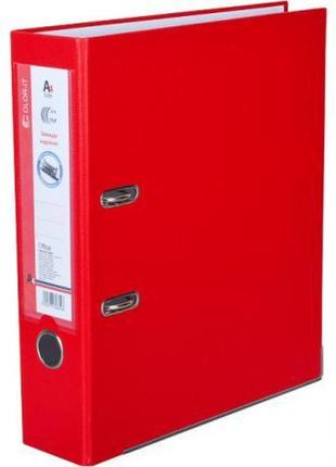 Папка сегрегатор для документів а4 7 см червоний "c", папка-накопичувач, папка-реєстратор knz