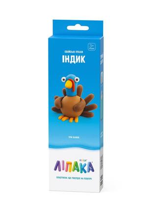 Набір пластиліну, що самостійно твердіє ліпака свійські птахи індик tzp144