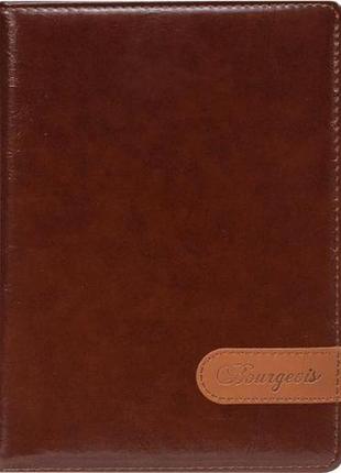 Щоденник недатований а5 шкір. зам., тв. обкл. 160л. 9470 клітинка